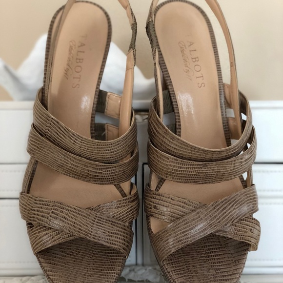 Talbots Sling Back Heels - Picture 4 of 5